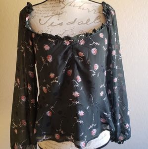Astr The Label Off the Shoulder Blouse